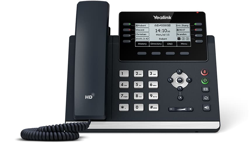Yealink Yealink SIP-T43U IP Phone Dual GigE Backlit LCD PoE SIP-T43U