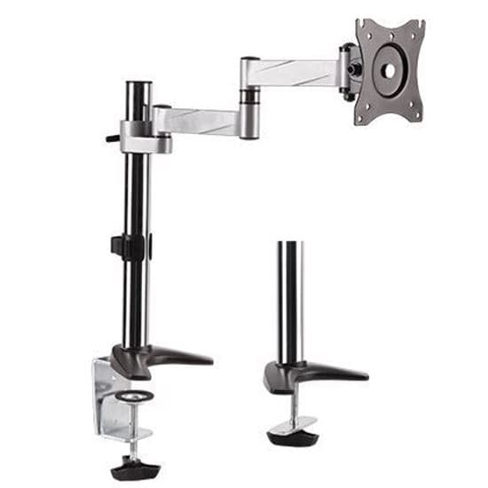 Brateck BRATECK 13-27" Single Monitor Desk Mount. Max Load 8kgs. Rotate, LDT11-C012