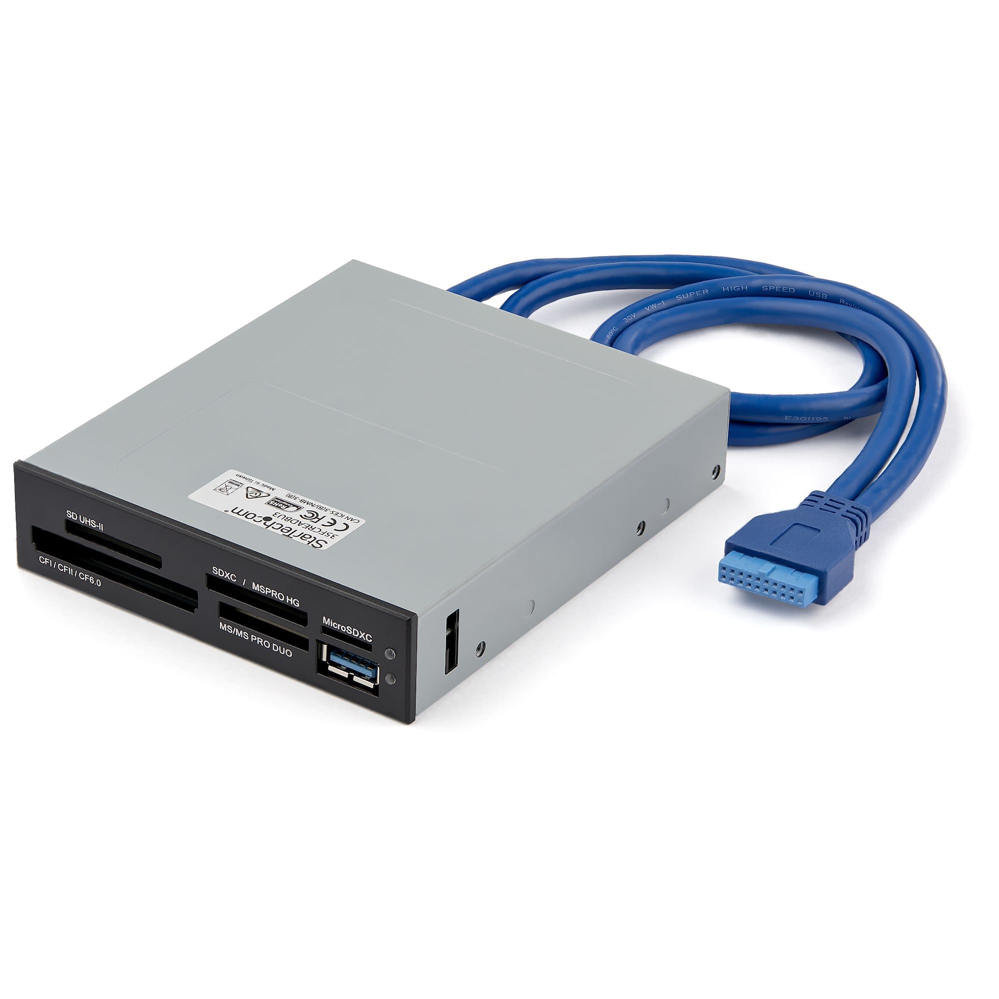 STARTECH STARTECH.COM USB 3.0 INTERNAL MULTI-CARD READER W/ UHS-II -SD/MICROSD/MS/CF 2 YR 35FCREADBU3