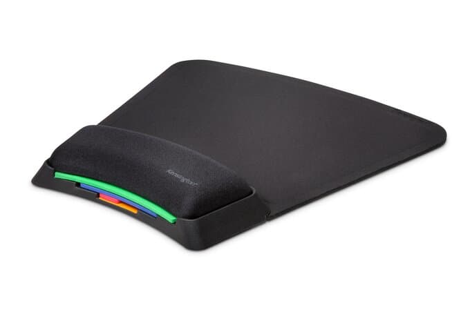 KENSINGTON KENSINGTON SMARTFIT MOUSE PAD WITH HEIGHT ADJUSTABLE GEL WRIST REST 55793