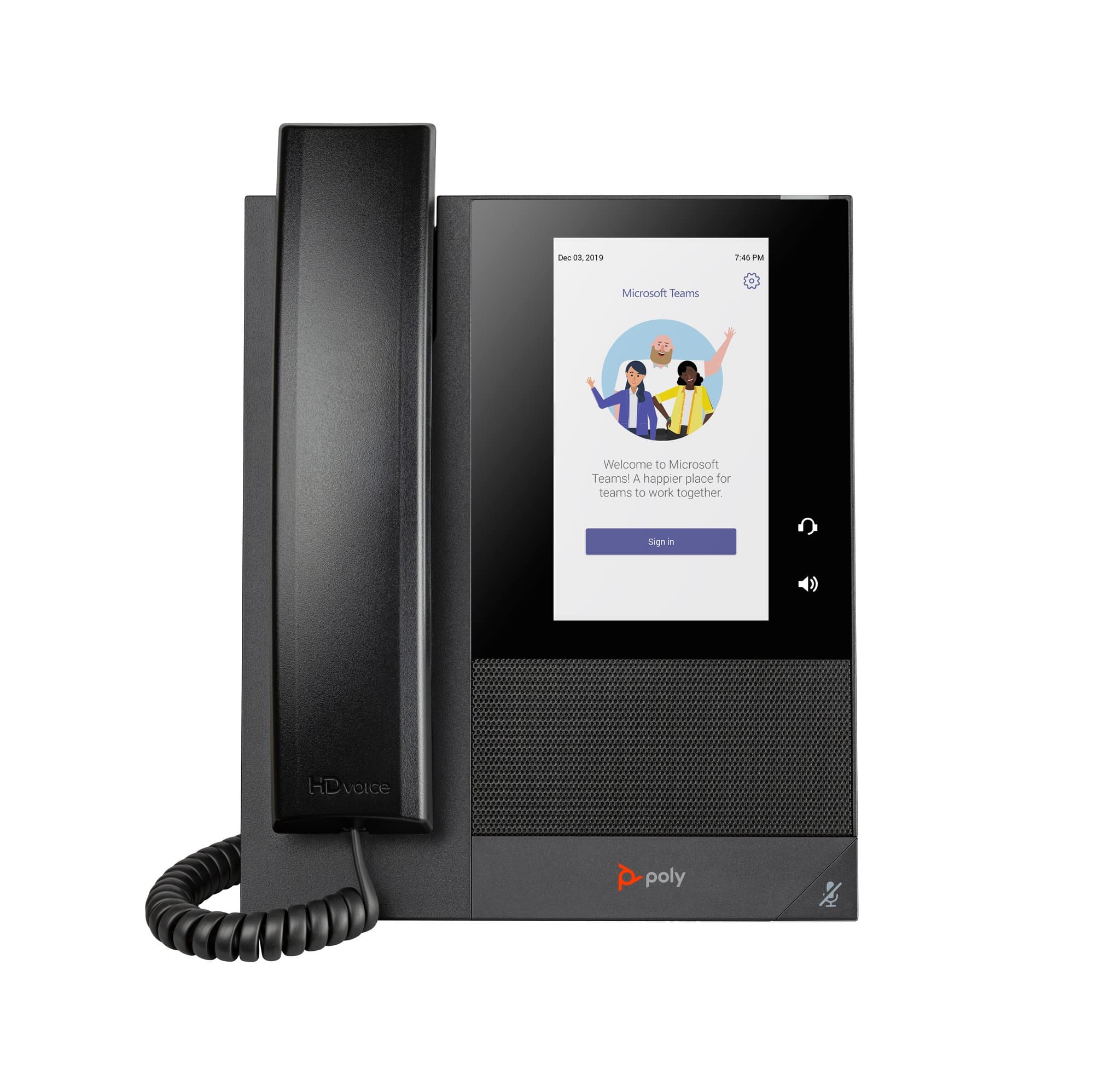 HP HP Poly CCX 400 Business Media Phone for Microsoft Teams and PoE-enabled 848Z8AA