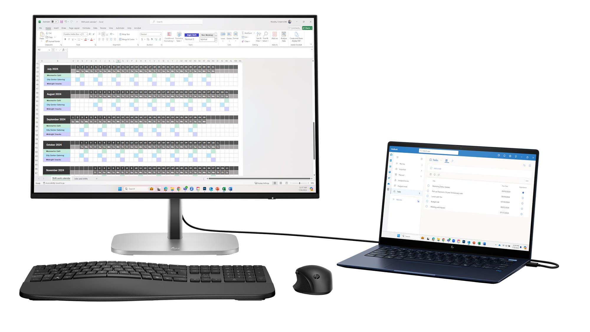 HP HP Series 5 Pro 524pn 24 inch WUXGA Monitor 9D9A7AA