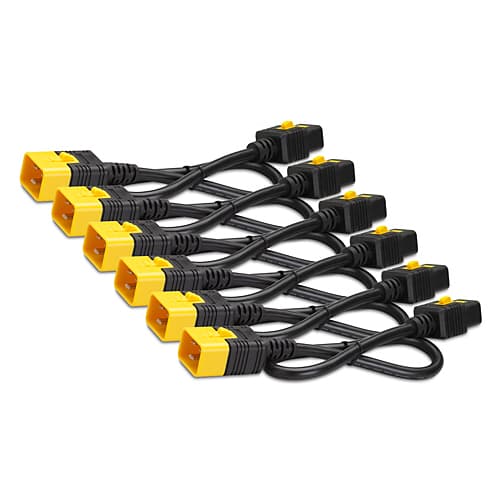 APC APC (AP8716S) POWER CORD KIT (6 EA), LOCKING, C19 TO C20, 1.8M BLACK AP8716S