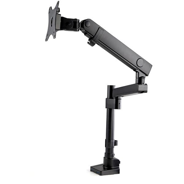 STARTECH STARTECH.COM DESK MOUNT MONITOR ARM W/ USB - POLE MOUNT FULL MOTION - 8KG 2 YR ARMPIVOT2USB3
