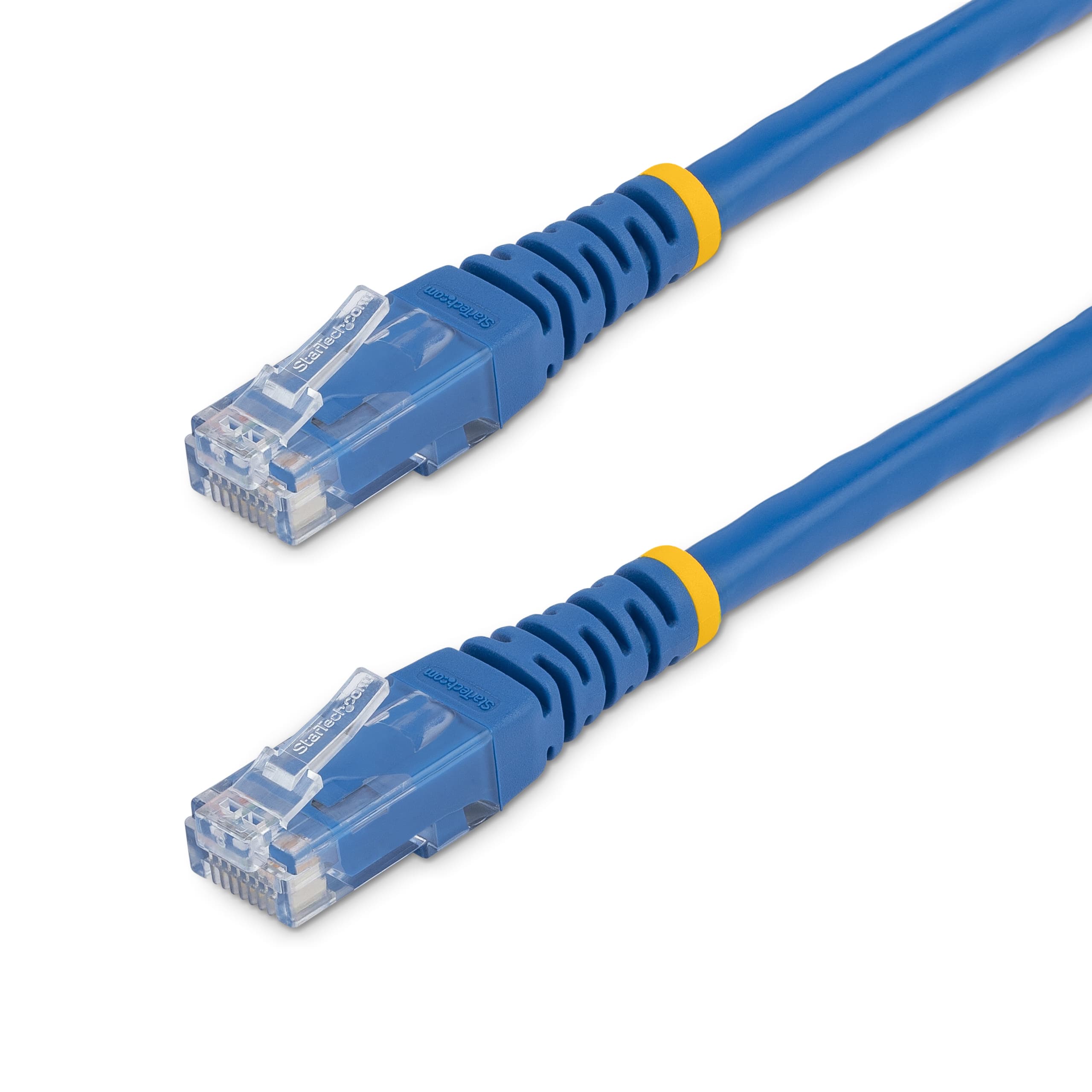 STARTECH STARTECH.COM CAT6 ETHERNET CABLE 30CM BLUE 650MHZ MOLDED PATCH CORD POE++ LTW C6PATCH1BL