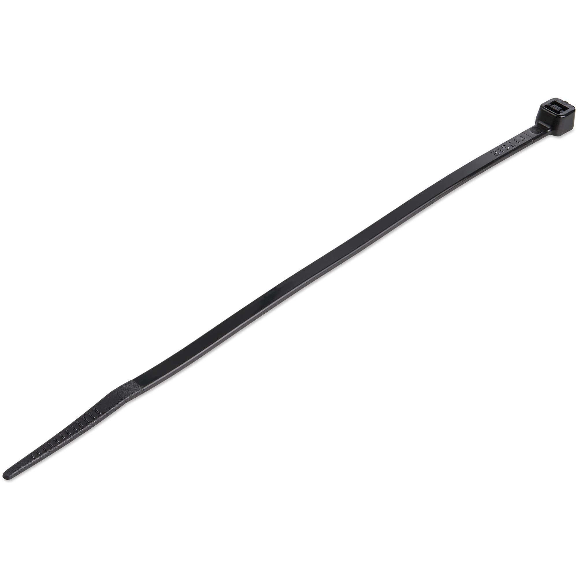 STARTECH STARTECH.COM 100 PACK 15CM BLACK CABLE TIES, 2 YR CBMZT6B
