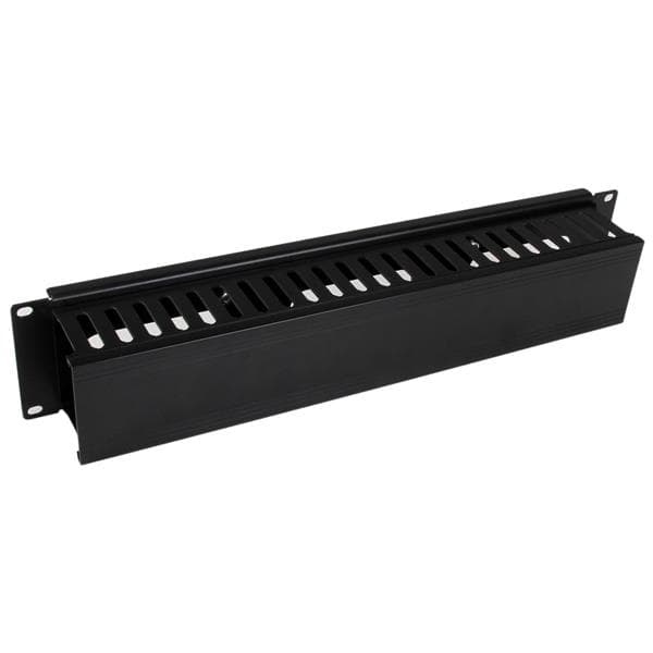 STARTECH STARTECH.COM 2U SERVER RACK CABLE MANAGEMENT PANEL WITH COVER 2 YR CMDUCT2U