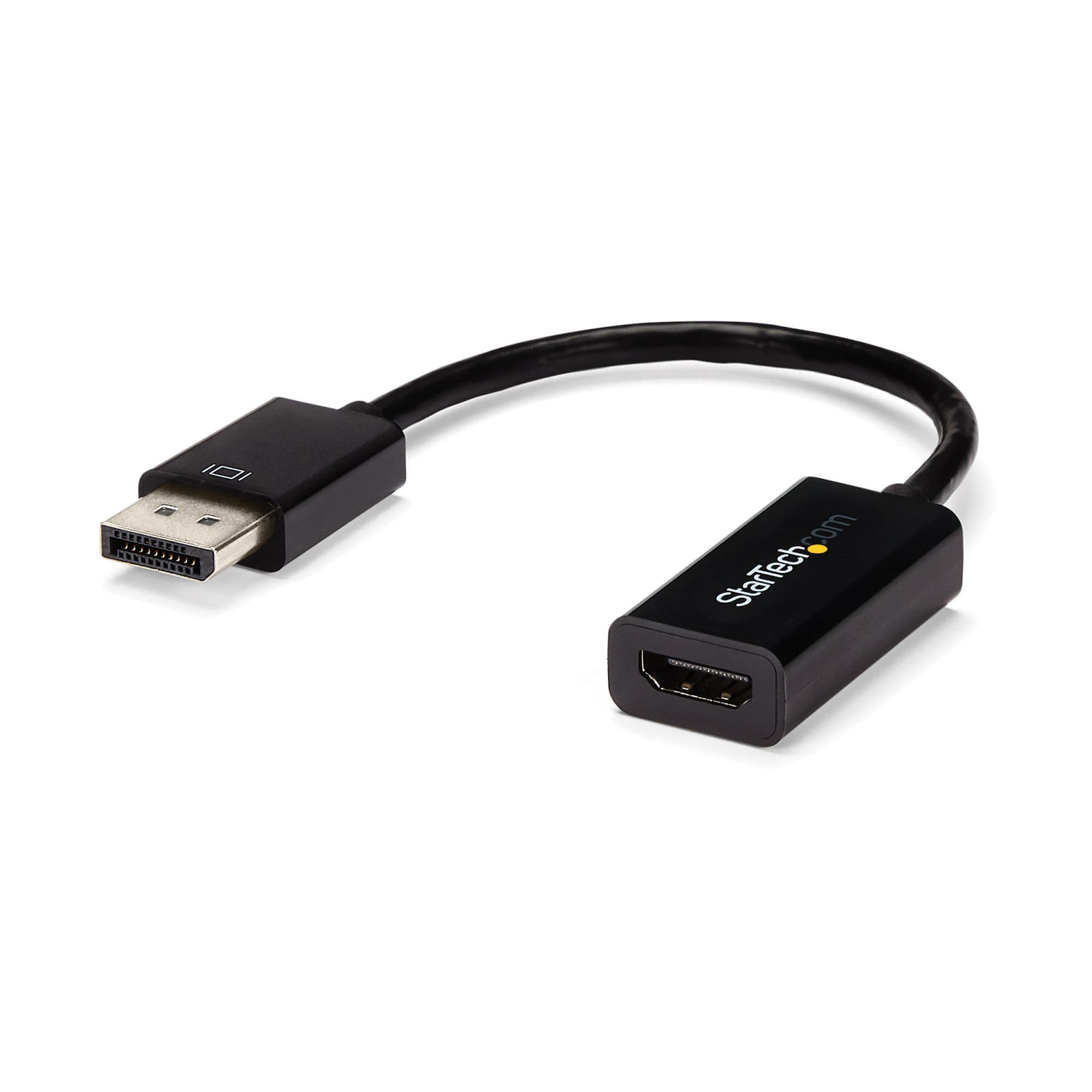 STARTECH STARTECH.COM DISPLAYPORT TO HDMI ADAPTER CONVERTER 4K ACTIVE DP 1.2 TO HDMI 3 YR DP2HD4KS