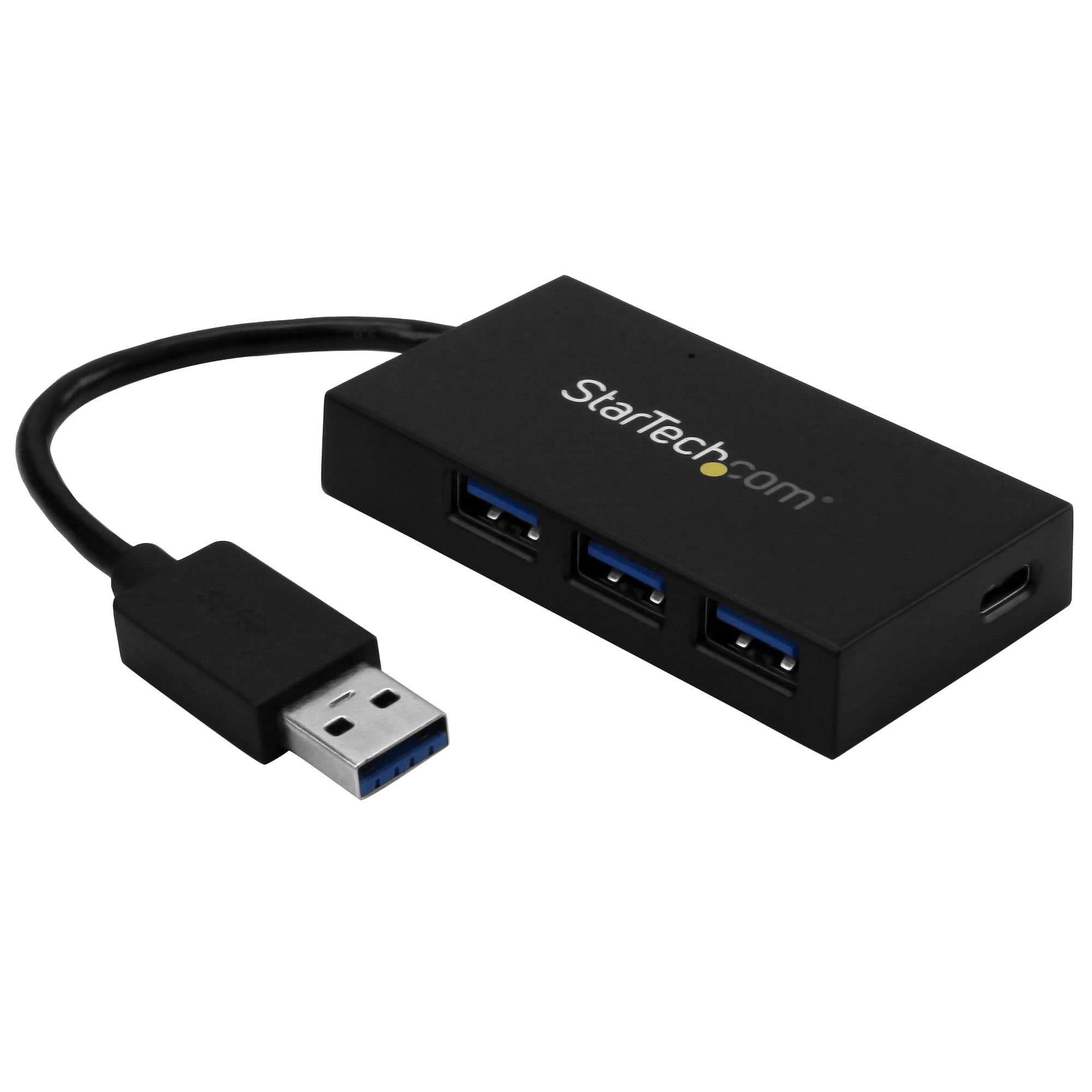 STARTECH STARTECH.COM 4 PORT USB HUB - USB 3.0 - USB A TO 3X USB A AND 1X USB C, 2 YR HB30A3A1CFB