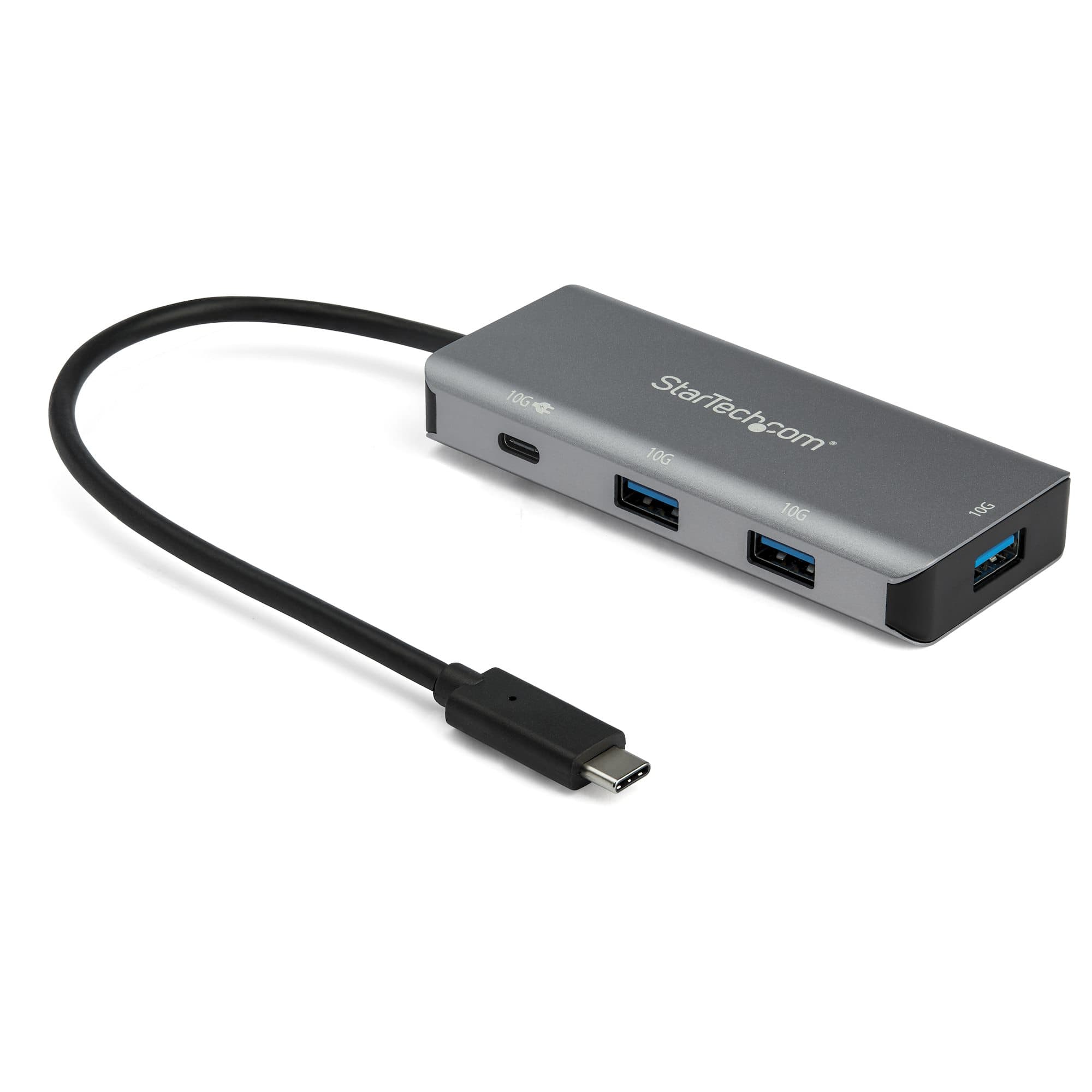 STARTECH STARTECH.COM 4 PORT USB C HUB 10GBPS - 3X USB-A/1X USB-C - POWER DELIVERY 2 YR HB31C3A1CPD3