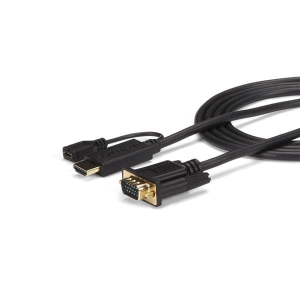 STARTECH STARTECH.COM 3FT HDMI TO VGA ADAPTER CABLE - ACTIVE VIDEO CONVERTER 1080P 3 YR HD2VGAMM3