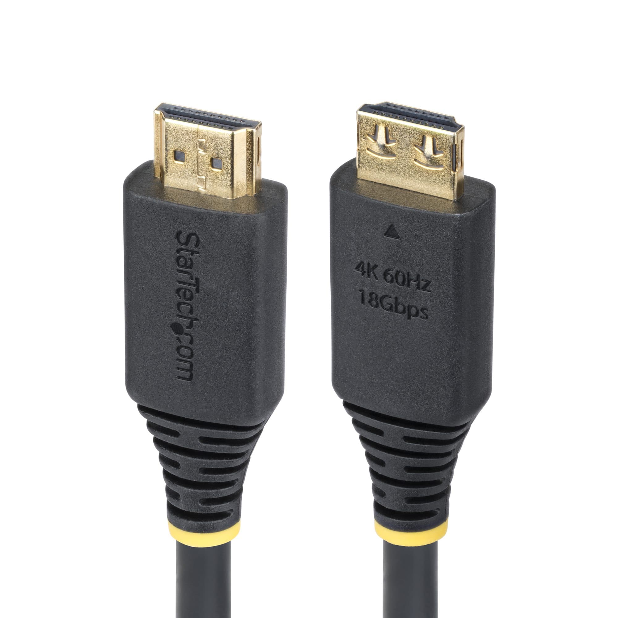 STARTECH STARTECH.COM 50CM HIGH SPEED HDMI CABLE W/GRIPPING CONNECTORS, 4K 60HZ, LTW HDMI2-CABLE-GRIP-50C