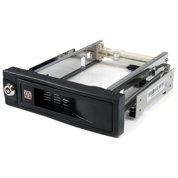 STARTECH STARTECH.COM 5.25IN TRAYLESS HOT SWAP MOBILE RACK FOR 3.5IN SATA HARD DRIVE 2 YR HSB100SATBK