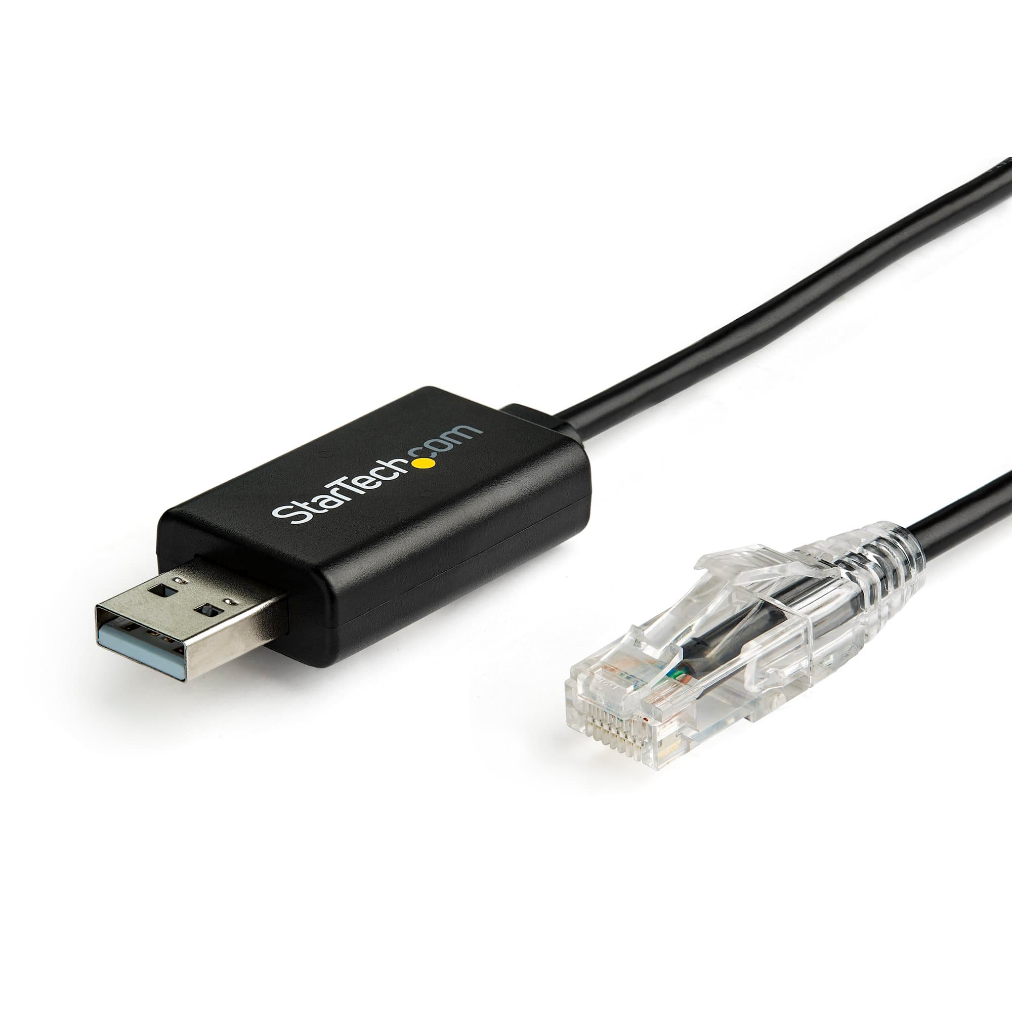 STARTECH STARTECH.COM 6' / 1.8 M CISCO USB CONSOLE CABLE - USB TO RJ45 - 460KBPS 2 YR ICUSBROLLOVR
