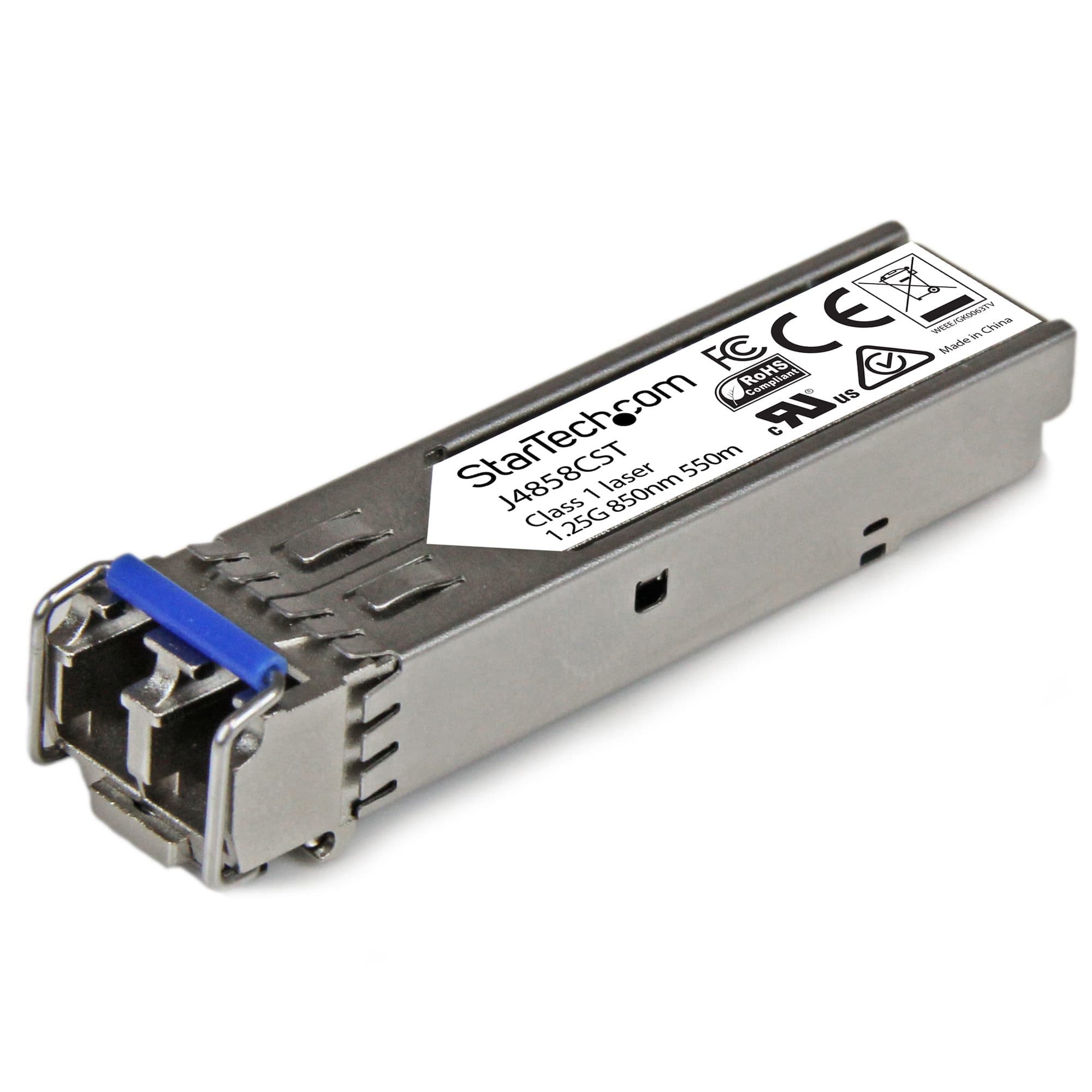 STARTECH STARTECH.COM HP J4858C COMPATIBLE SFP FIBER MODULE - 1000BASE-SX - LIFETIME WARRANTY LTW J4858CST
