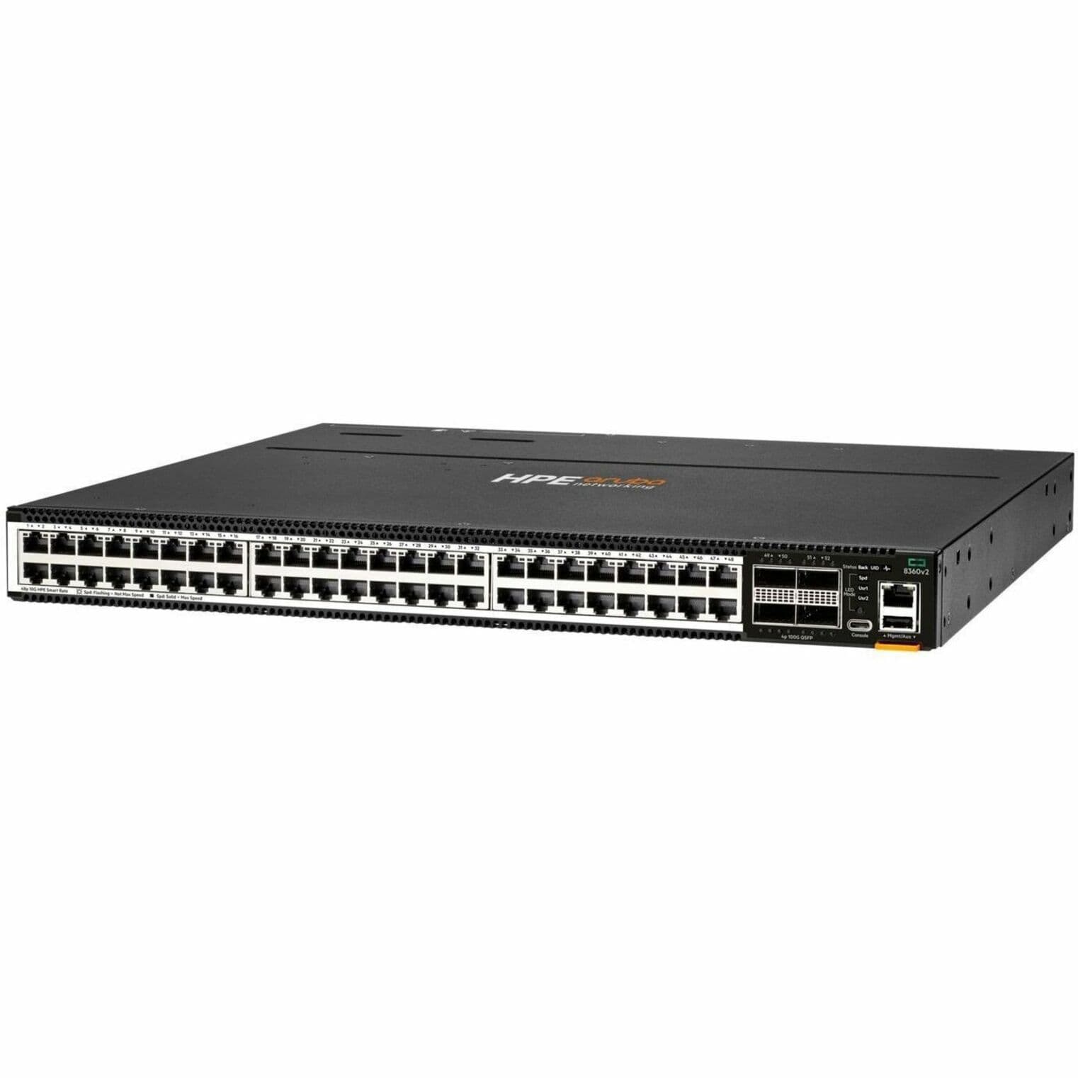 HPE HPE Aruba 8360-48XT4C Port to Power 3 Fans 2 PSU Bundle JL706C