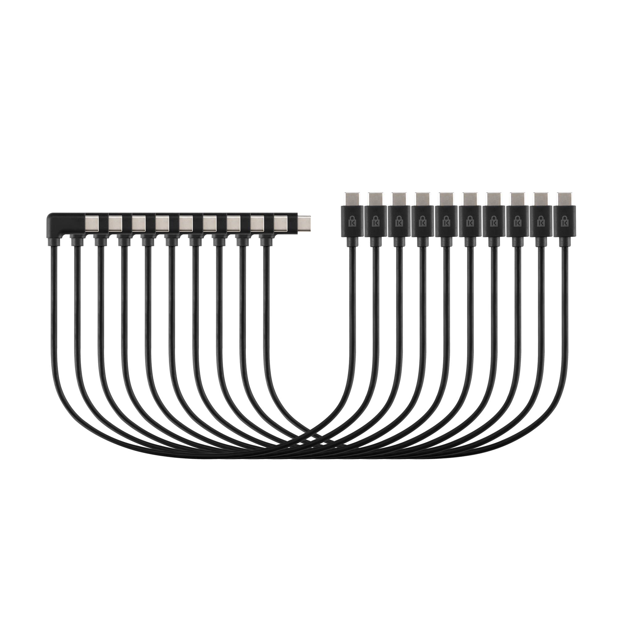 KENSINGTON KENSINGTON USB-C TO USB-C RIGHT ANGLE CHARGING CABLE FOR K67716AU (10x CABLES PER PACK) K32302WW