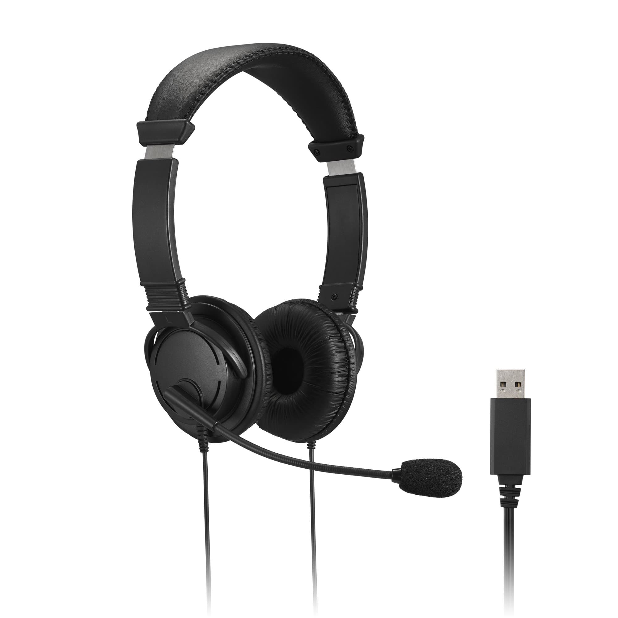 KENSINGTON KENSINGTON HI-FI USB-A HEADPHONES MIC & VOL K33065WW