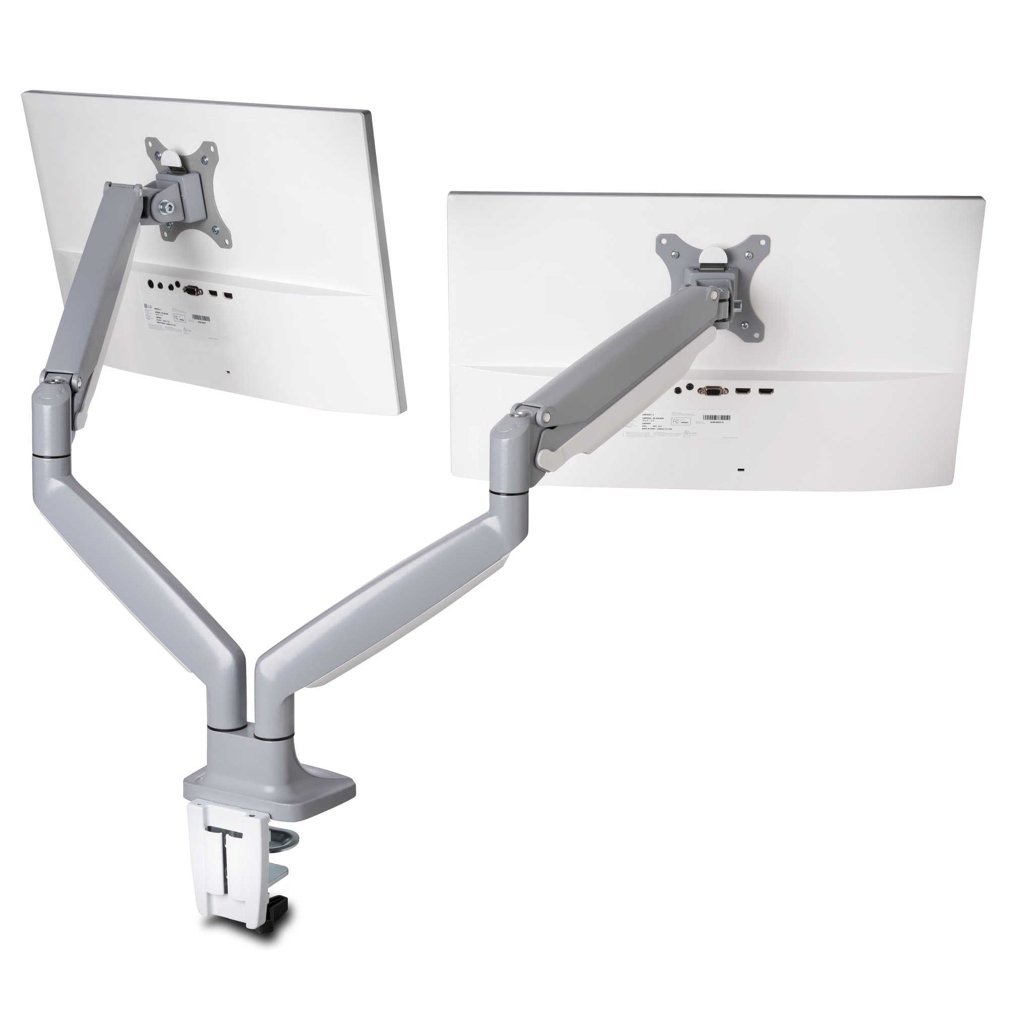 KENSINGTON KENSINGTON SMARTFIT ONE TOUCH HEIGHT ADJUSTABLE DUAL MONITORARM - GREY K55471WW
