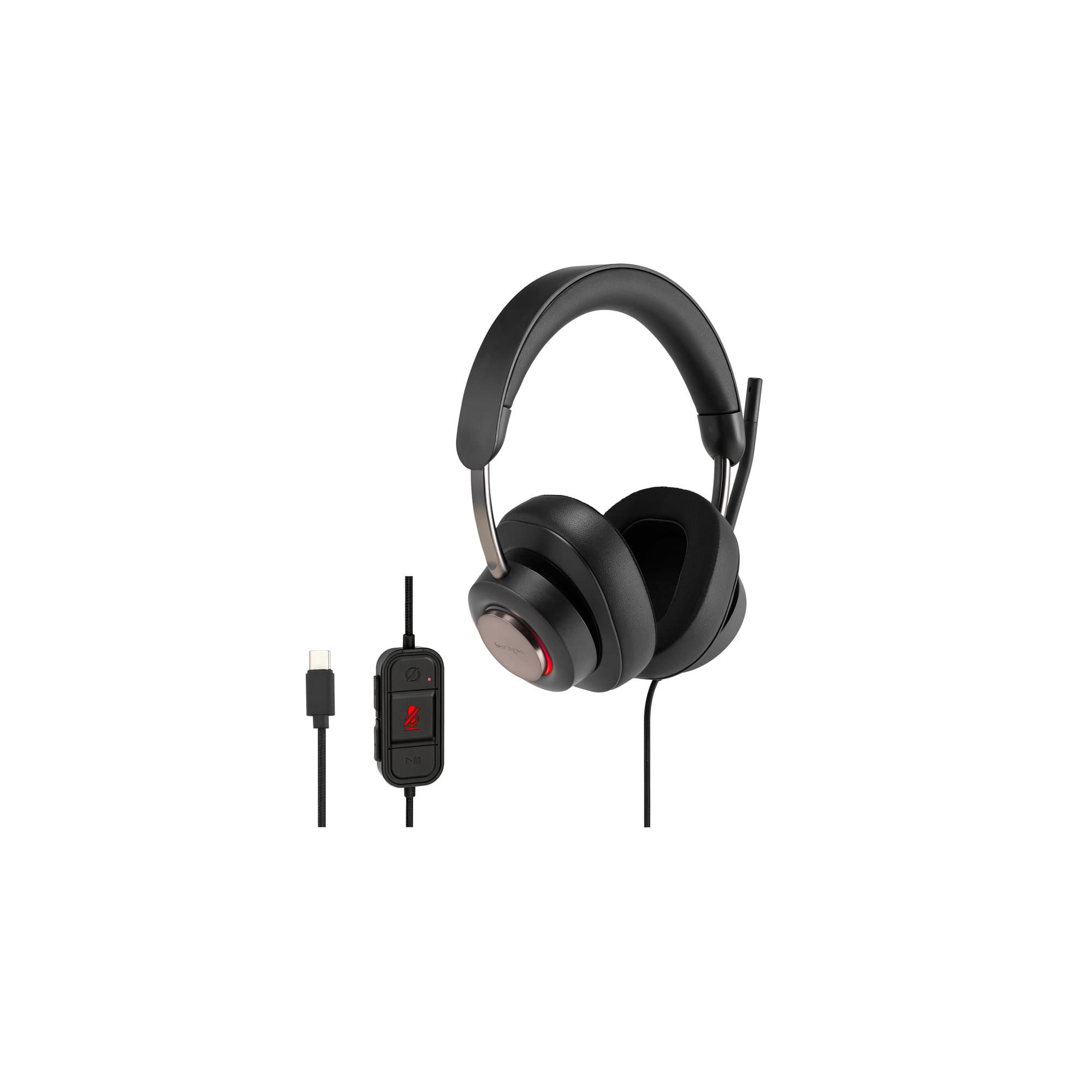 KENSINGTON KENSINGTON H2000 USB-C WIRED OVER THE EAR HEADSET WITH PASSIVE NOISE CANCELLATION, 2Y K83451WW