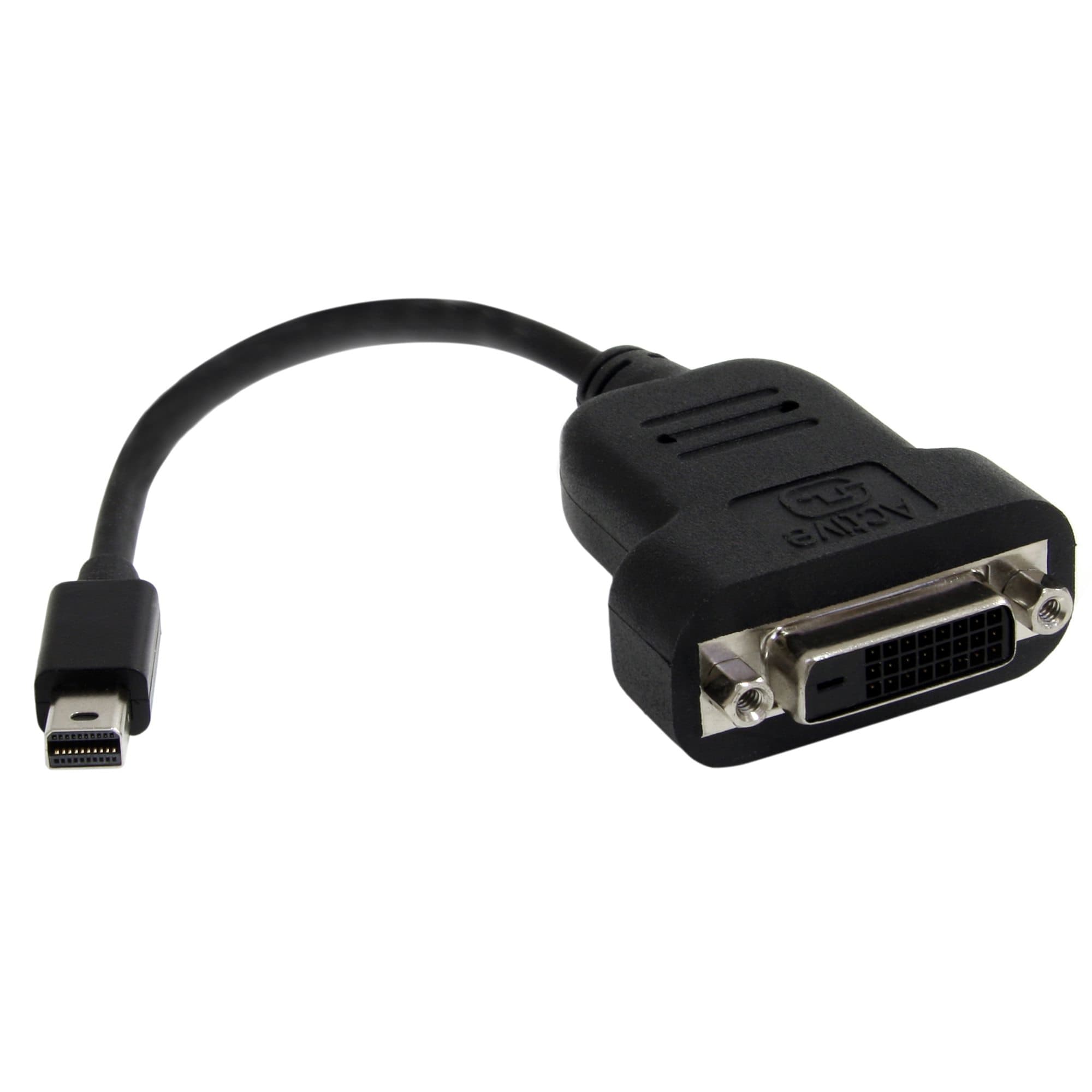 STARTECH STARTECH.COM ACTIVE MINI DISPLAYPORT TO DVI ADAPTER, MDP TO DVI-D CONVERTER 3 YR MDP2DVIS
