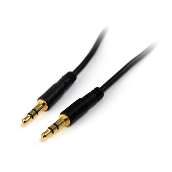 STARTECH STARTECH.COM 6 FT SLIM 3.5MM STEREO AUDIO CABLE - M/M - 3.5MM AUDIO CABLE LTW MU6MMS