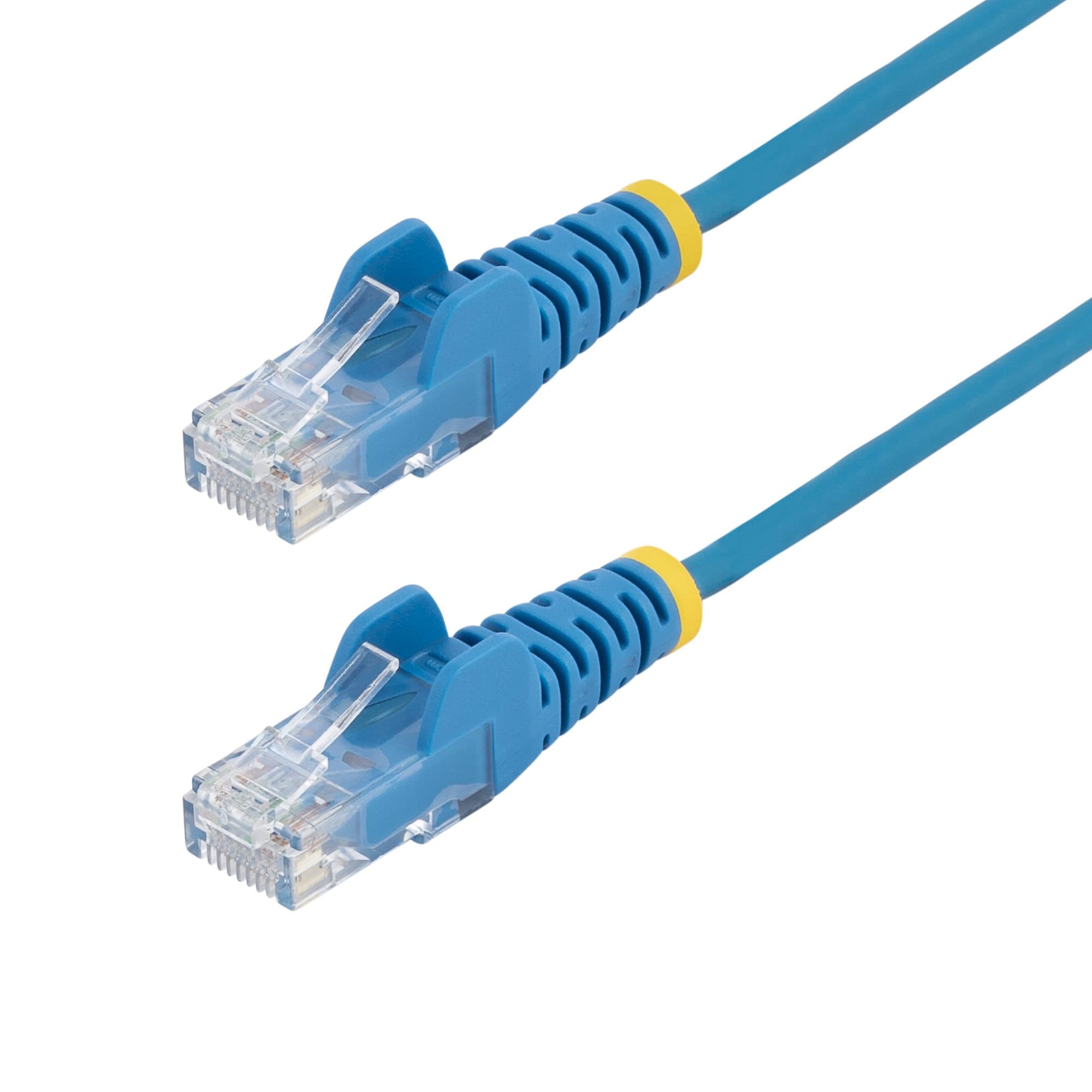 STARTECH STARTECH.COM 15M BLUE SLIM CAT6 ETHERNET CABLE, SNAGLESS, 28AWG, LSZH, LTW N6PAT15MBLS