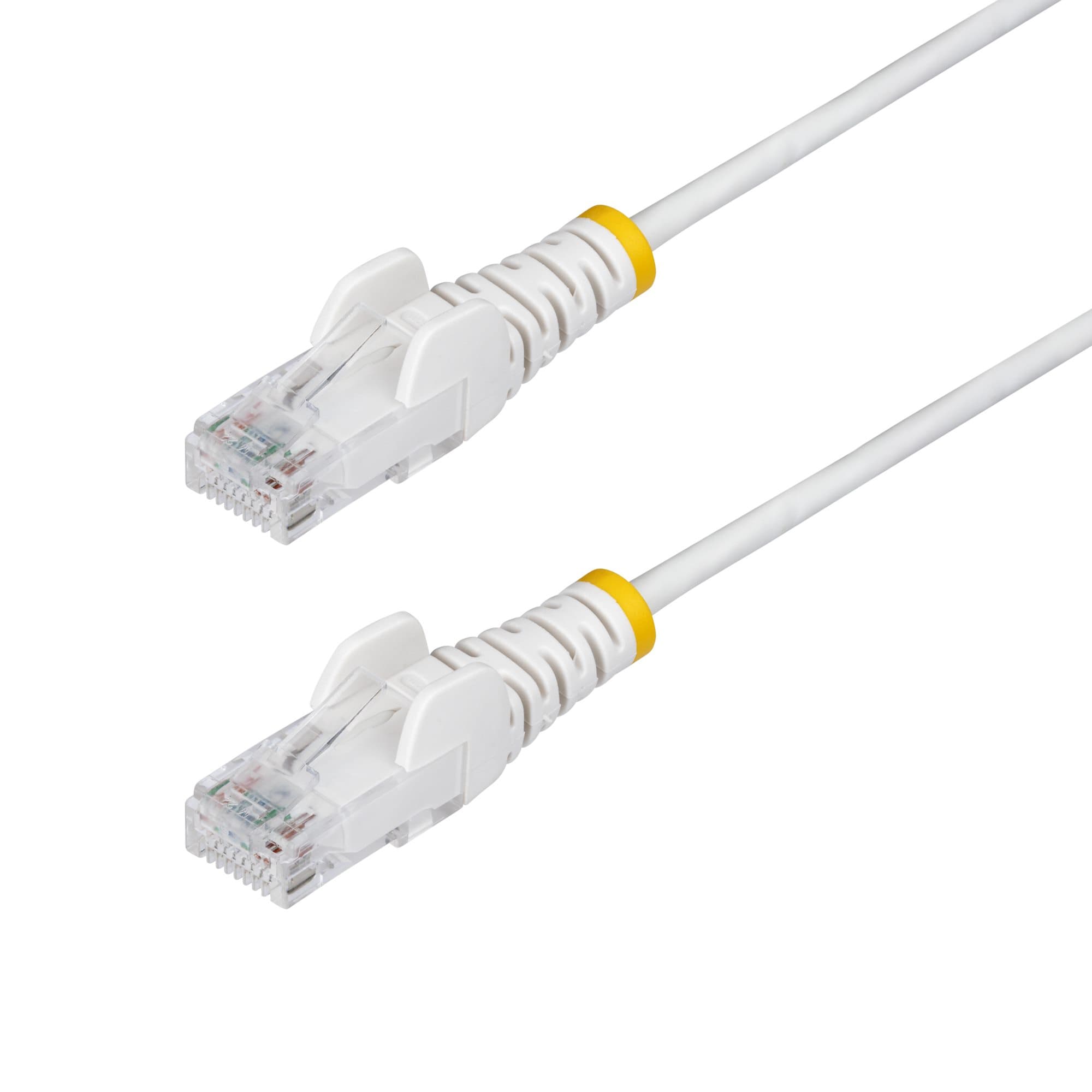 STARTECH STARTECH.COM 7M WHITE SLIM CAT6 ETHERNET CABLE, SNAGLESS, 28AWG, LSZH, LTW N6PAT7MWHS