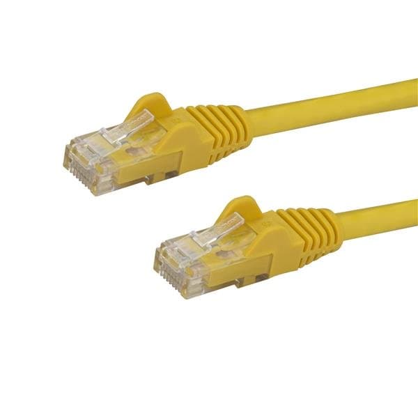 STARTECH STARTECH.COM CAT6 ETHERNET CABLE 3M YELLOW 650MHZ 100W SNAGLESS PATCH CORD LTW N6PATC3MYL