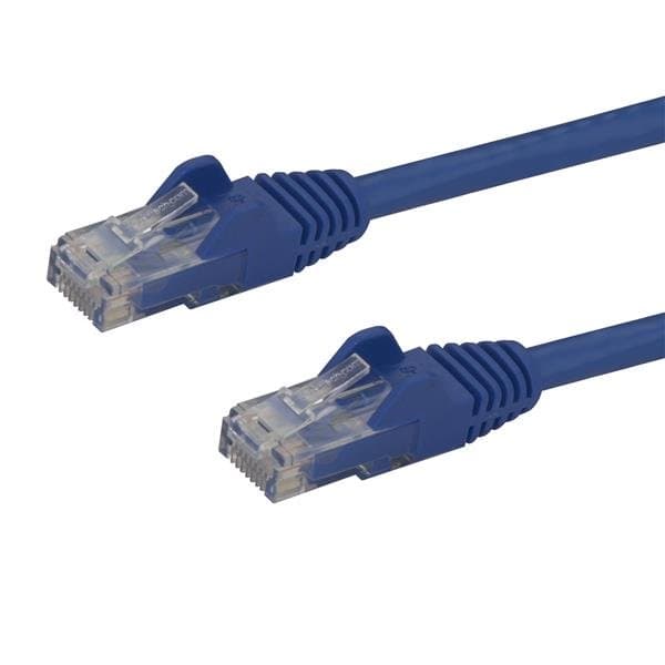 STARTECH STARTECH.COM CAT6 ETHERNET CABLE 5M BLUE 650MHZ 100W SNAGLESS PATCH CORD LTW N6PATC5MBL