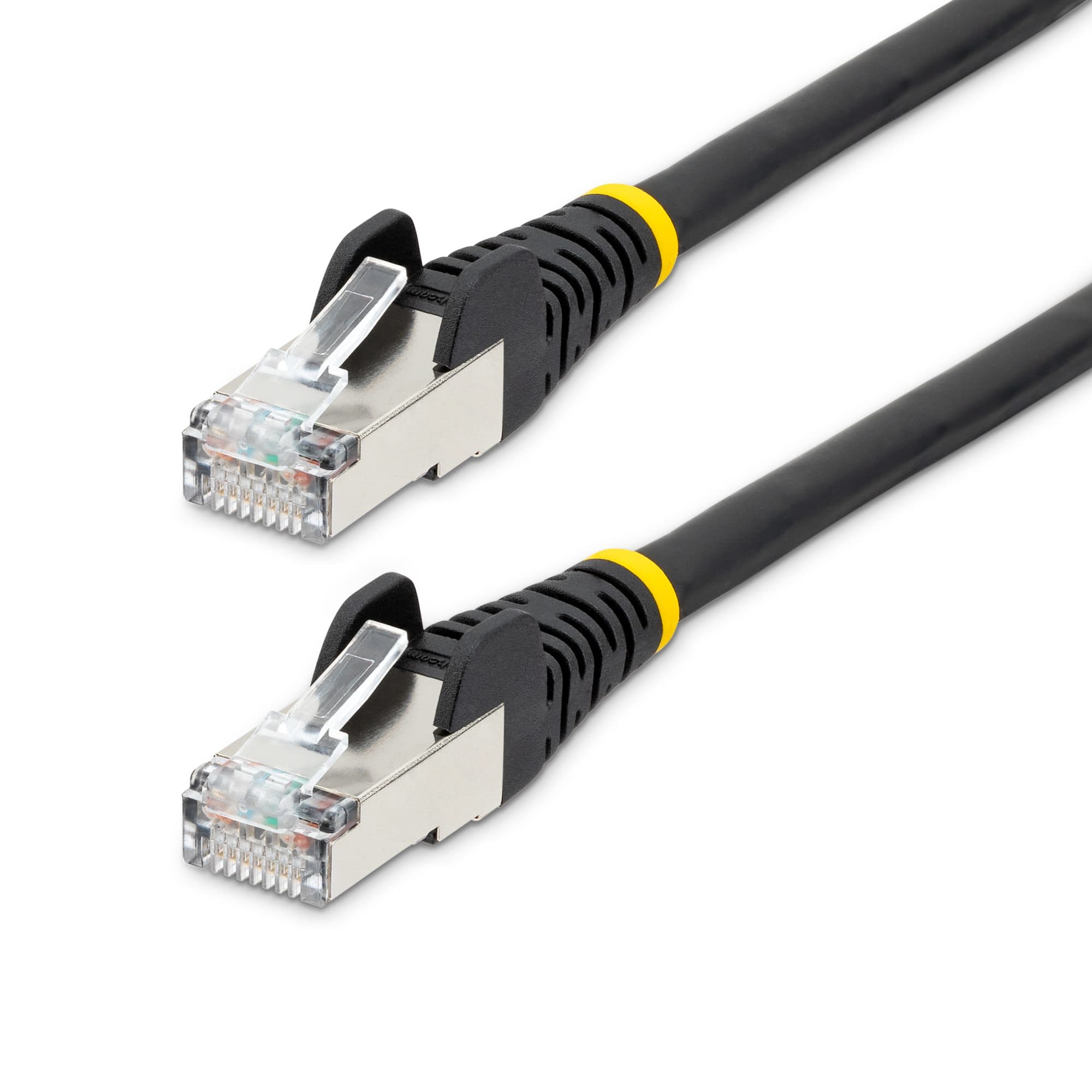 STARTECH STARTECH.COM 7M LSZH CAT6A ETHERNET CABLE - 10GBE S/FTP 100W POE BLACK LTW NLBK-7M-CAT6A-PATCH