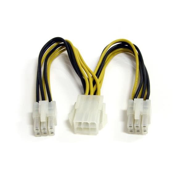 STARTECH STARTECH.COM 6IN PCI EXPRESS POWER SPLITTER CABLE - POWER SPLITTER - 6 PIN LTW PCIEXSPLIT6