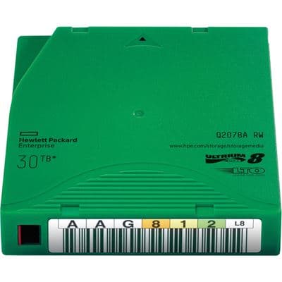 HPE HPE LTO-8 30TB RW Data Cartridge Q2078A