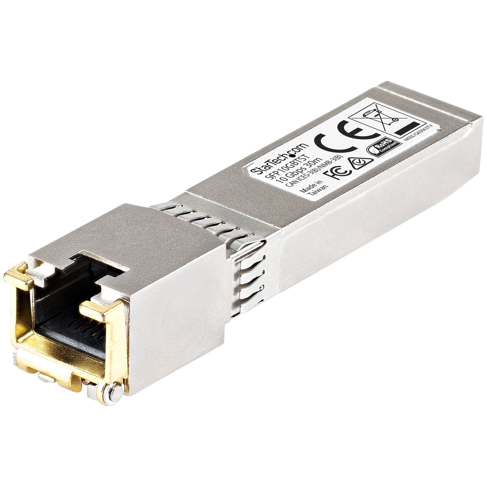 STARTECH STARTECH.COM CISCO COMPATIBLE COPPER 10GBASE-T SFP+ MODULE, LTW SFP10GBTCST