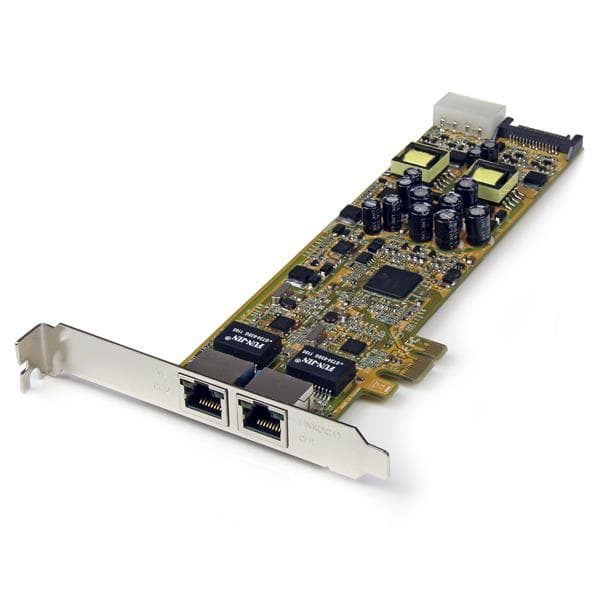 STARTECH STARTECH.COM DUAL PORT GIGABIT ETHERNET PCIE NETWORK POE CARD - PSE ADAPTER 2 YR ST2000PEXPSE