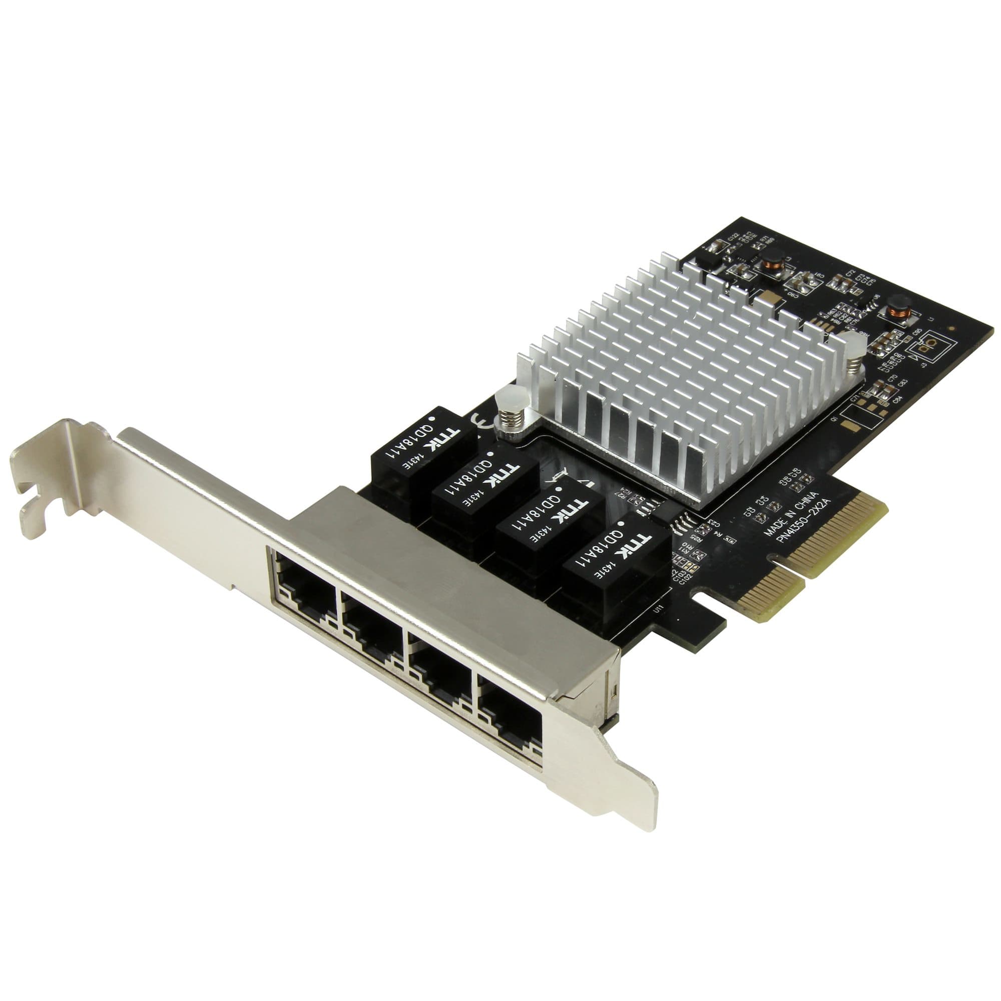 STARTECH STARTECH.COM 4-PORT GIGABIT NETWORK CARD - PCIE NETWORK CARD, INTEL I350 2 YR ST4000SPEXI