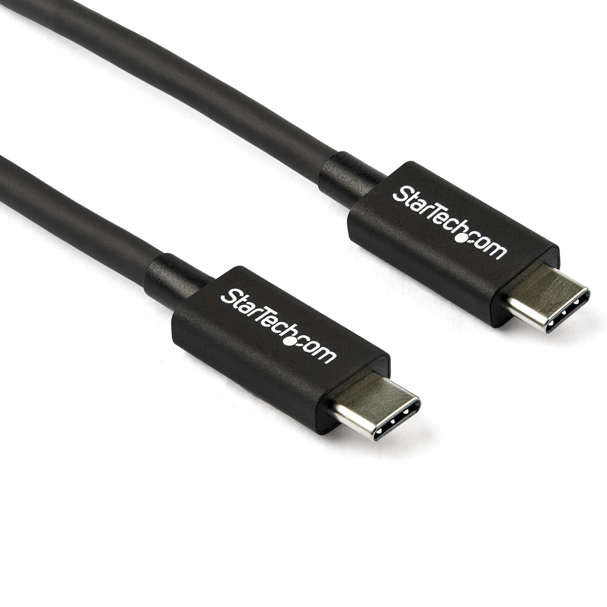 STARTECH STARTECH.COM 2.6FT THUNDERBOLT 3 CABLE, 40GBPS, 100W PD, 4K/5K VIDEO, CERTIFIED 2 YR TBLT34MM80CM