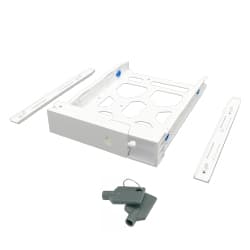 QNAP QNAP 3.5" HDD Tray with key lock and two keys, white and plastic, 2.5" and 3.5" screw pack TRAY-35-WHT01