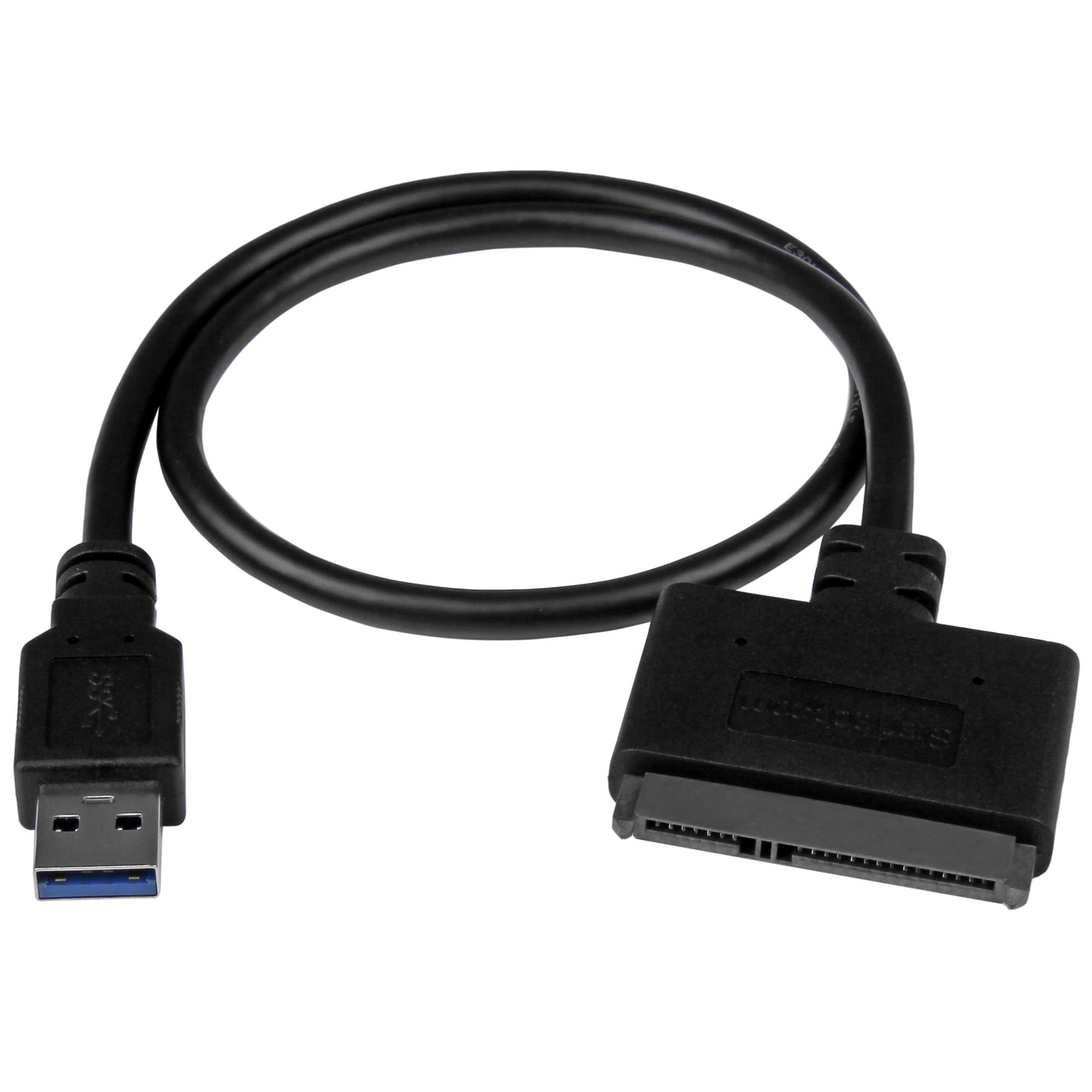 STARTECH STARTECH.COM ADAPTER CABLE WITH UASP SUPPORT FOR 2.5" SATA SSD/HDD DRIVE 2 YR USB312SAT3CB