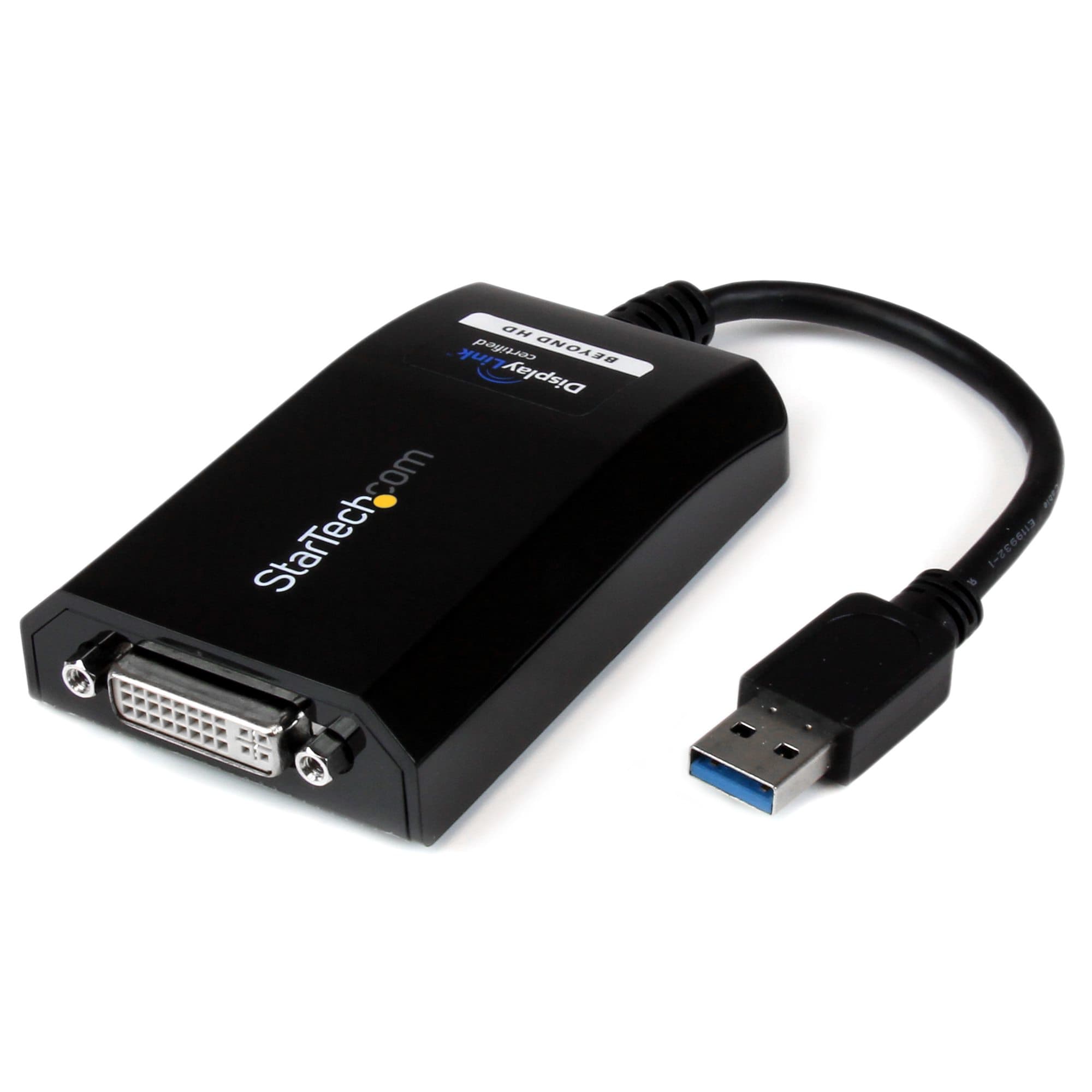 STARTECH STARTECH.COM USB 3.0 TO DVI ADAPTER - EXTERNAL GRAPHICS CARD FOR MAC AND PC 2 YR USB32DVIPRO