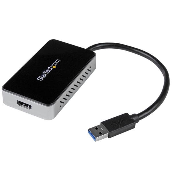 STARTECH STARTECH.COM USB 3.0 TO HDMI ADAPTER, 1PORT USB HUB, EXTERNAL GRAPHICS CARD 3 YR USB32HDEH