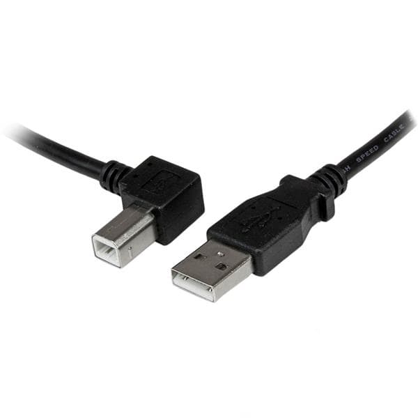 STARTECH STARTECH.COM 1M USB 2.0 A TO LEFT ANGLE B CABLE CORD-1 M USB PRINTER CABLE LTW USBAB1ML