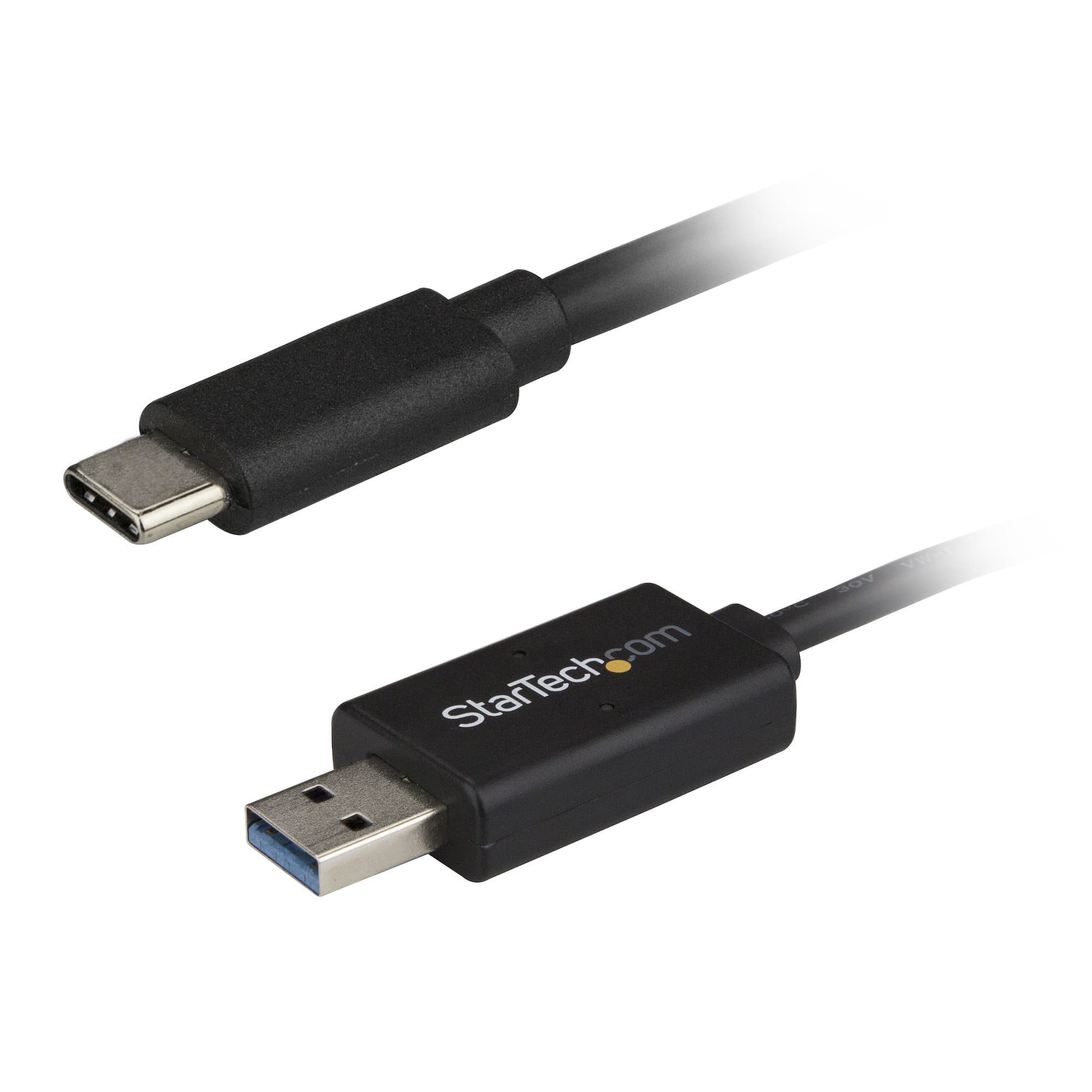 STARTECH STARTECH.COM USB C TO USB DATA TRANSFER CABLE FOR MAC AND WINDOWS - USB 3.0 2 YR USBC3LINK