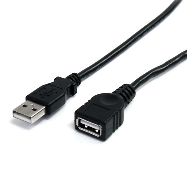 STARTECH STARTECH.COM 6 FT BLACK USB 2.0 EXTENSION CABLE A TO A - M/F LTW USBEXTAA6BK