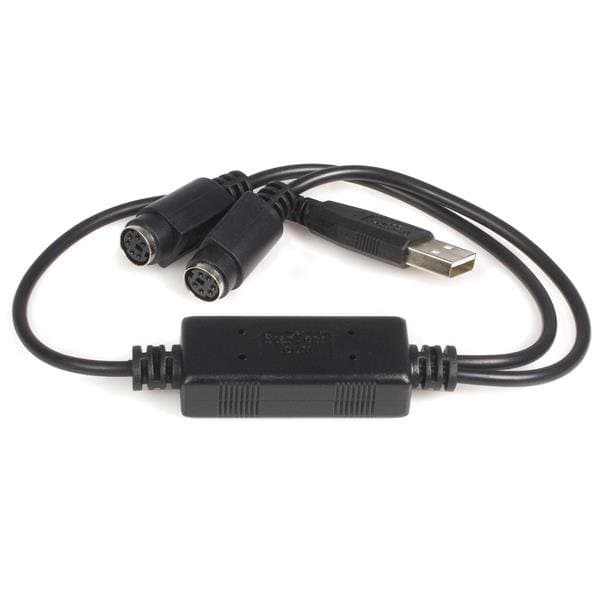 STARTECH STARTECH.COM USB TO PS/2 ADAPTER - KEYBOARD AND MOUSE - KEYBOARD ADAPTER 2 YR USBPS2PC