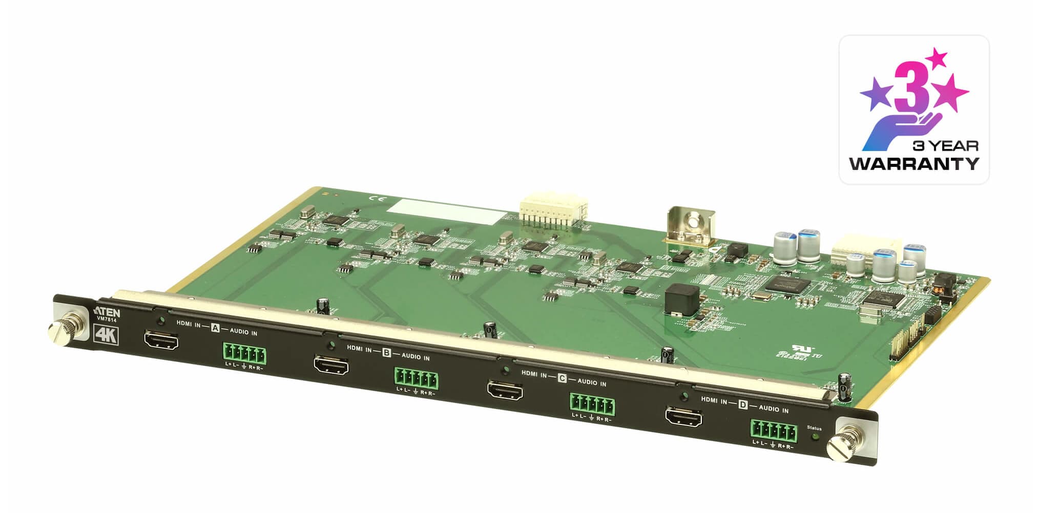 ATEN ATEN 4 PORT HDMI 4K INPUT BOARD FOR VM1600A/VM3200 VM7814-AT