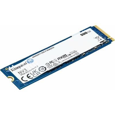 Go Wireless NZ Kingston 500GB NV3 M.2 2280 NVME SSD NVMe PCIe 4.0 SNV3S-500G