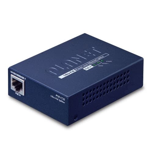 Planet Planet POE-172s Single-Port 10/100/1000Mbps Ultra PoE Splitter (12V/19V/24V) AA032