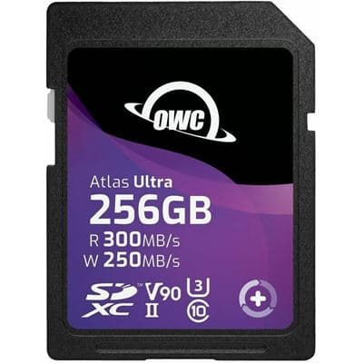 OWC 256GB Atlas Ultra SDXC UHS-II V90 Media Card MC008