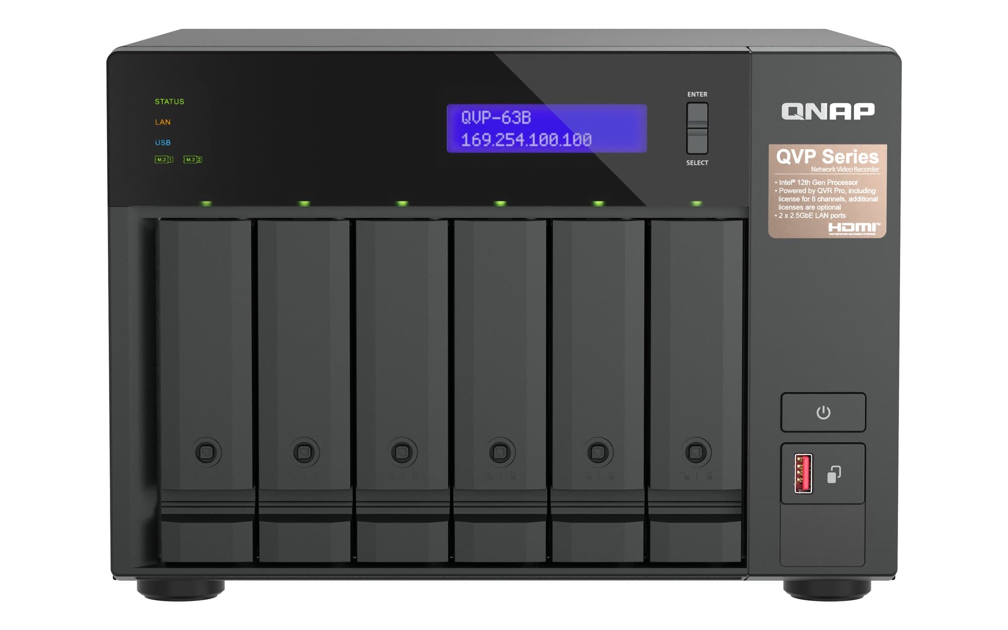 QNAP QNAP QVP-63B Appliance 8ch 
embedded SS555